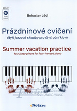 Prázdninové cvičení / jazzové skladby pro 1 klavír 4 ruce